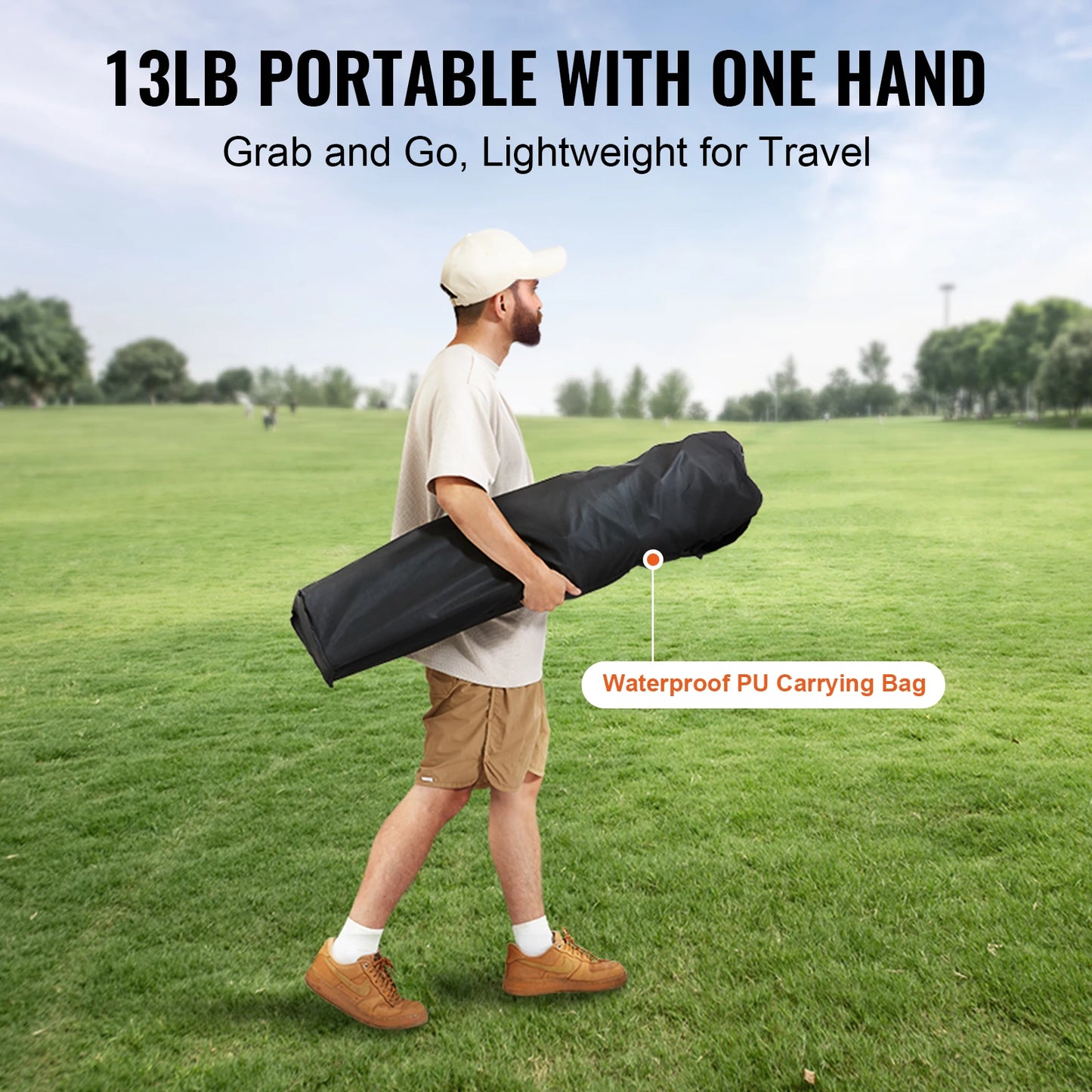 SucceBuy Ultralight Outdoor Folding Chair Portable Camping Seat