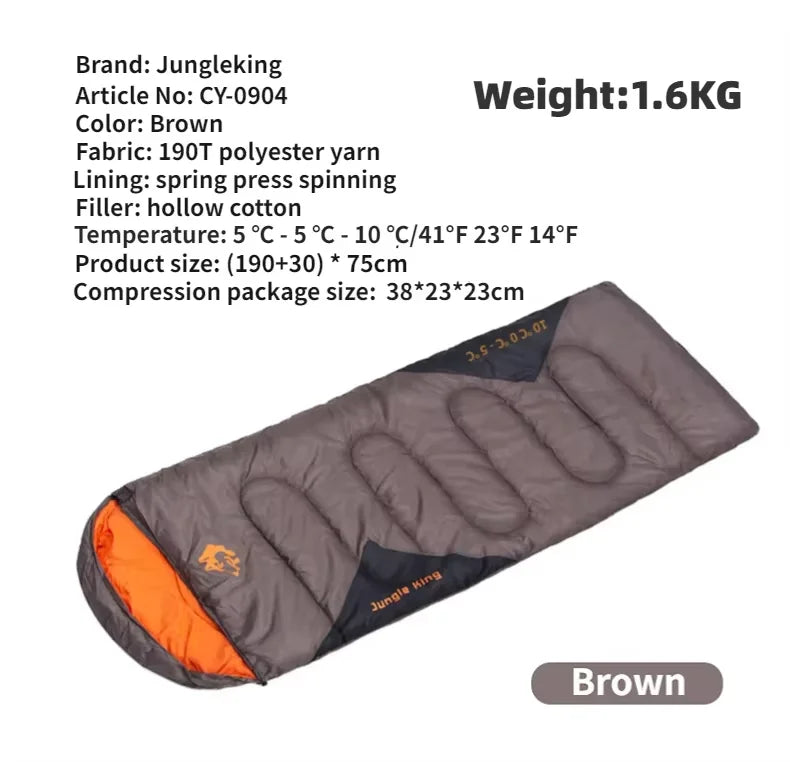 Mountainhiker Ultralight Waterproof Four Season Envelope Sleeping Bag