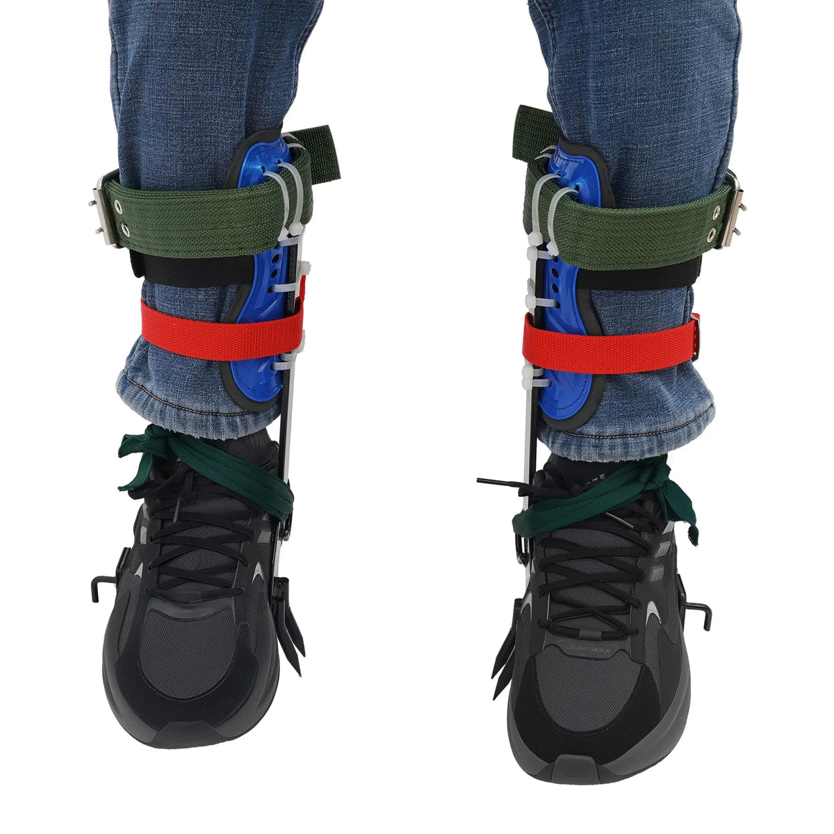 Arborist Tree Climbing Spikes Kit With Safety Harness And Rope