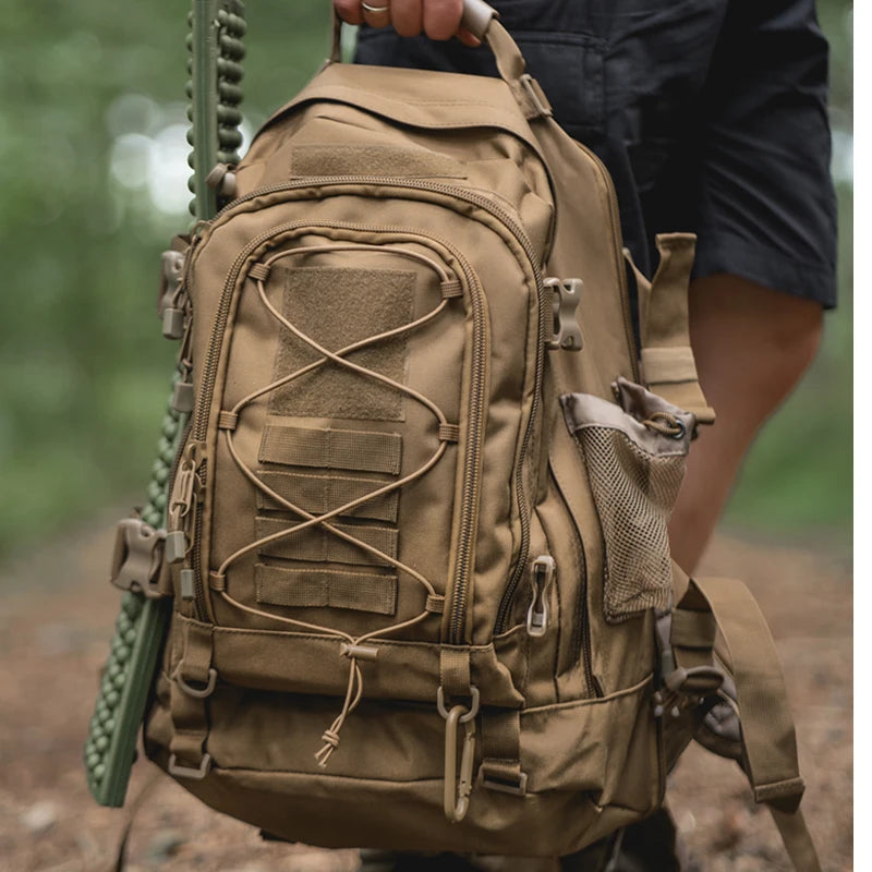 LQARMY Tactical Outdoor Backpack for Hiking and Travel