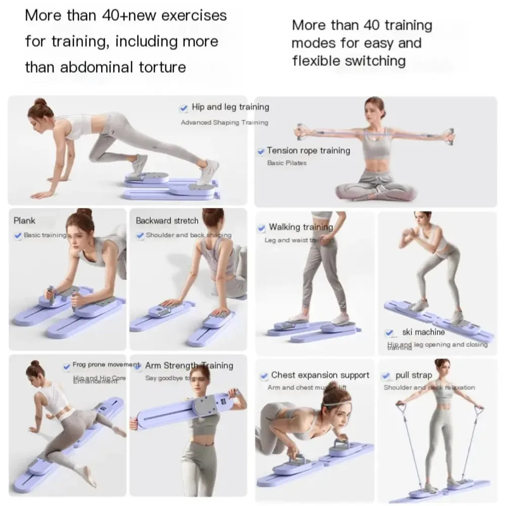 Split Pilates Balance Board Multifunctional Fitness Tool For Core Training