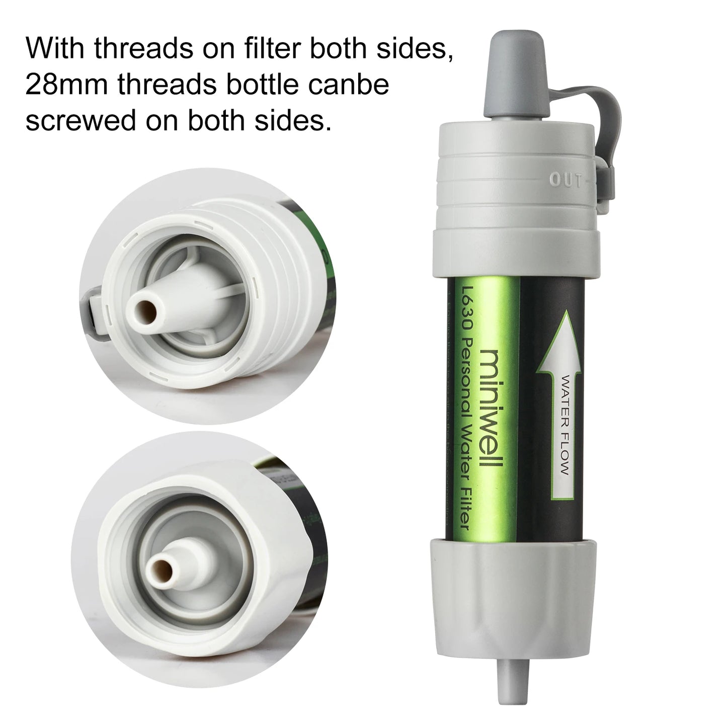 Miniwell L630 Portable Water Filter for MilitaryGrade Survival Kits EmergencyReady
