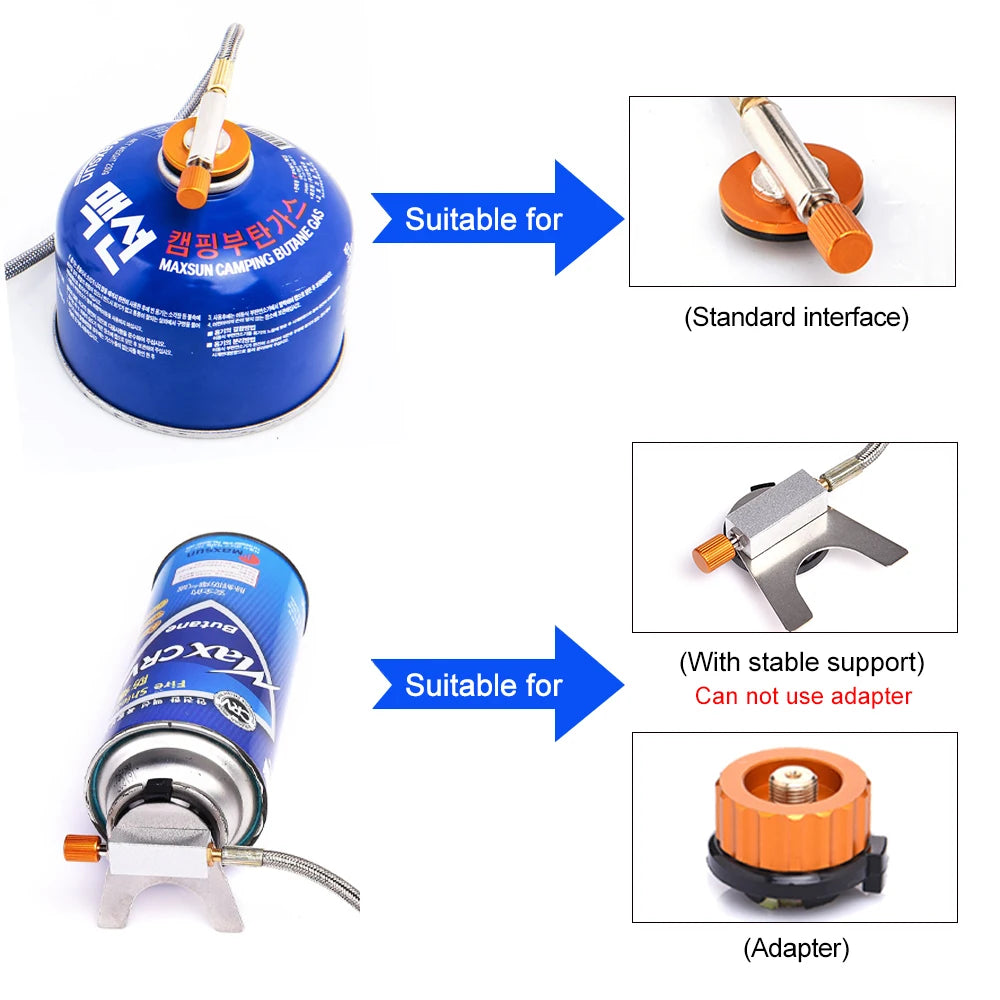 Widesea Portable Camping Gas Stove for Outdoor Cooking and Hiking