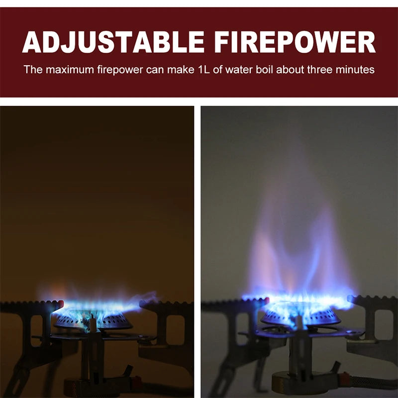 Widesea Portable Camping Gas Stove for Outdoor Cooking and Hiking