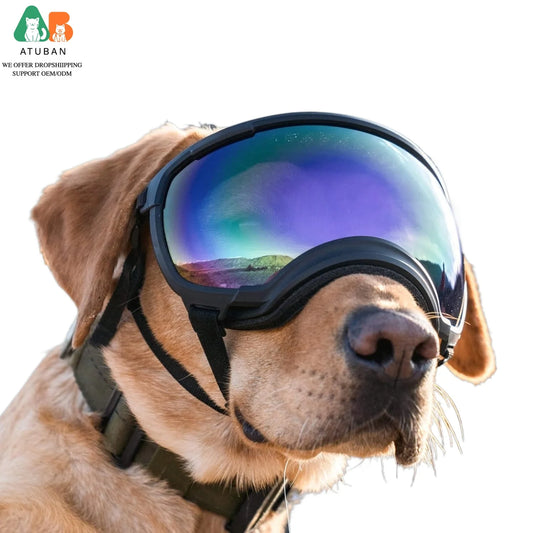 ATUBANCN Dog Goggles UV Protection Sunglasses with Adjustable Strap
