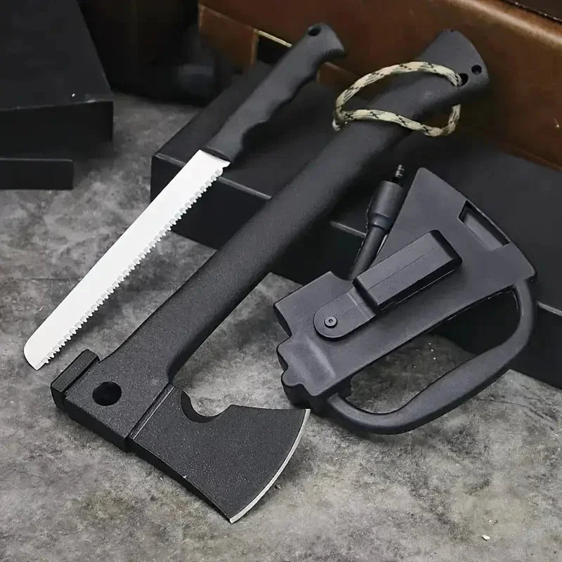 Doom Blade Camping Hand Axe With Survival Hatchet Kit