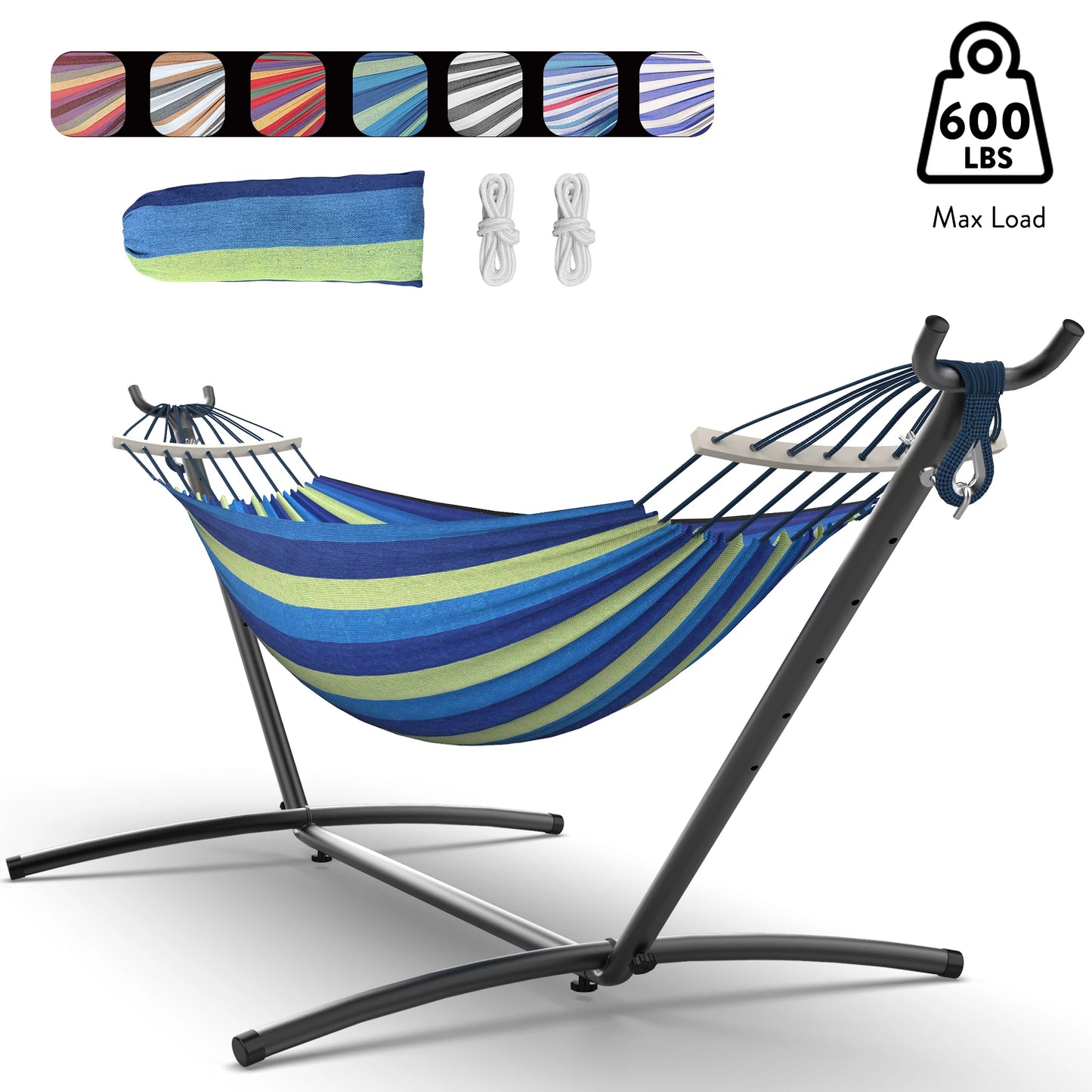 Gyroor Adjustable Stand Hammock With 600 Pound Capacity And Bag