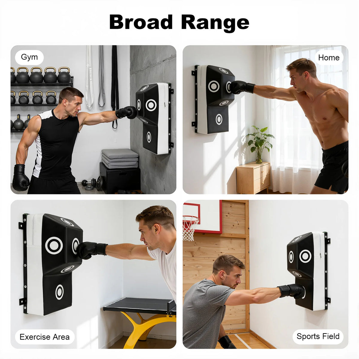 Wall Mounted Boxing Training Target With Steel Frame