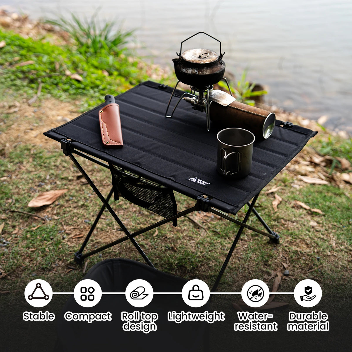 OneTigris Lightweight Foldable Camping Table Portable