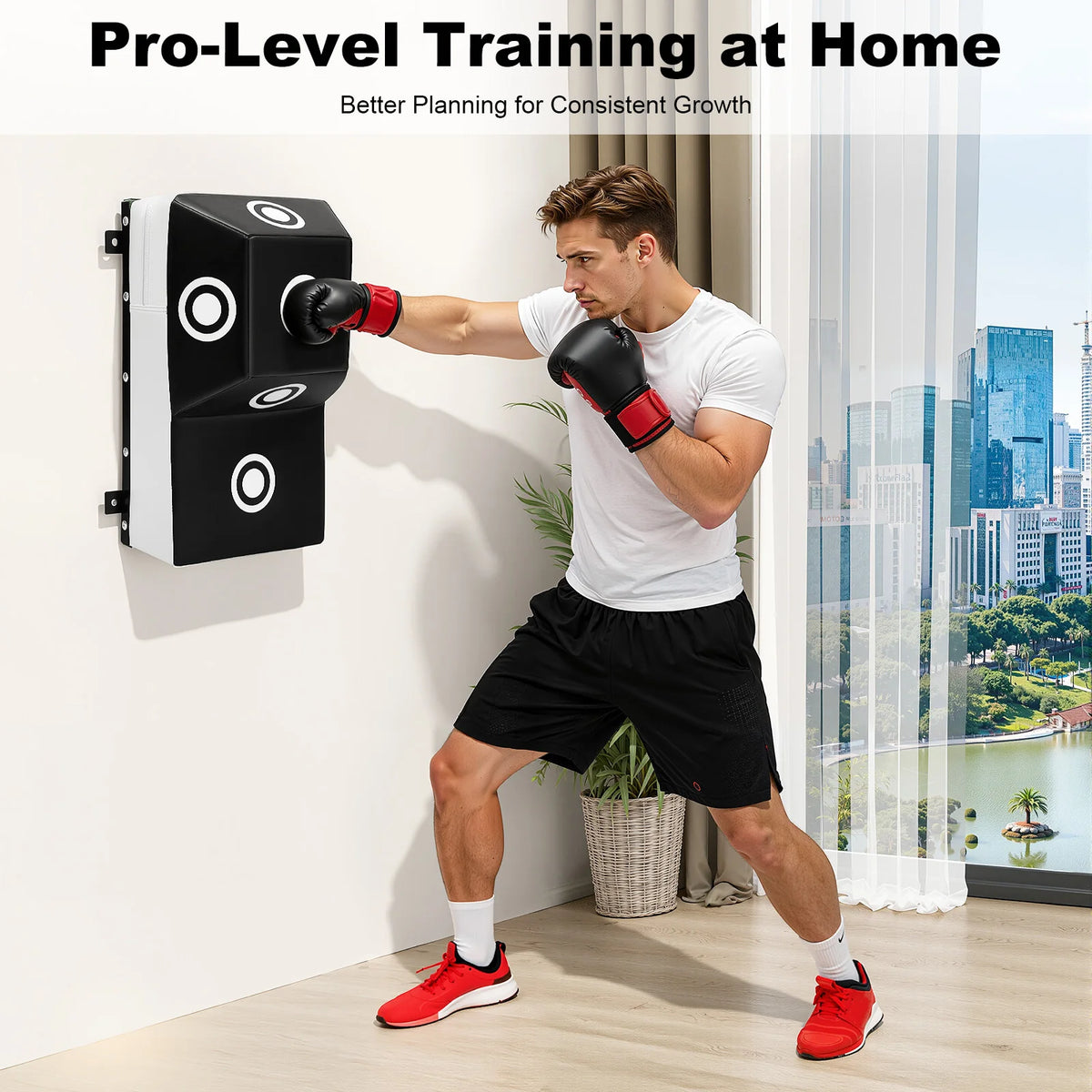 Wall Mounted Boxing Training Target With Steel Frame