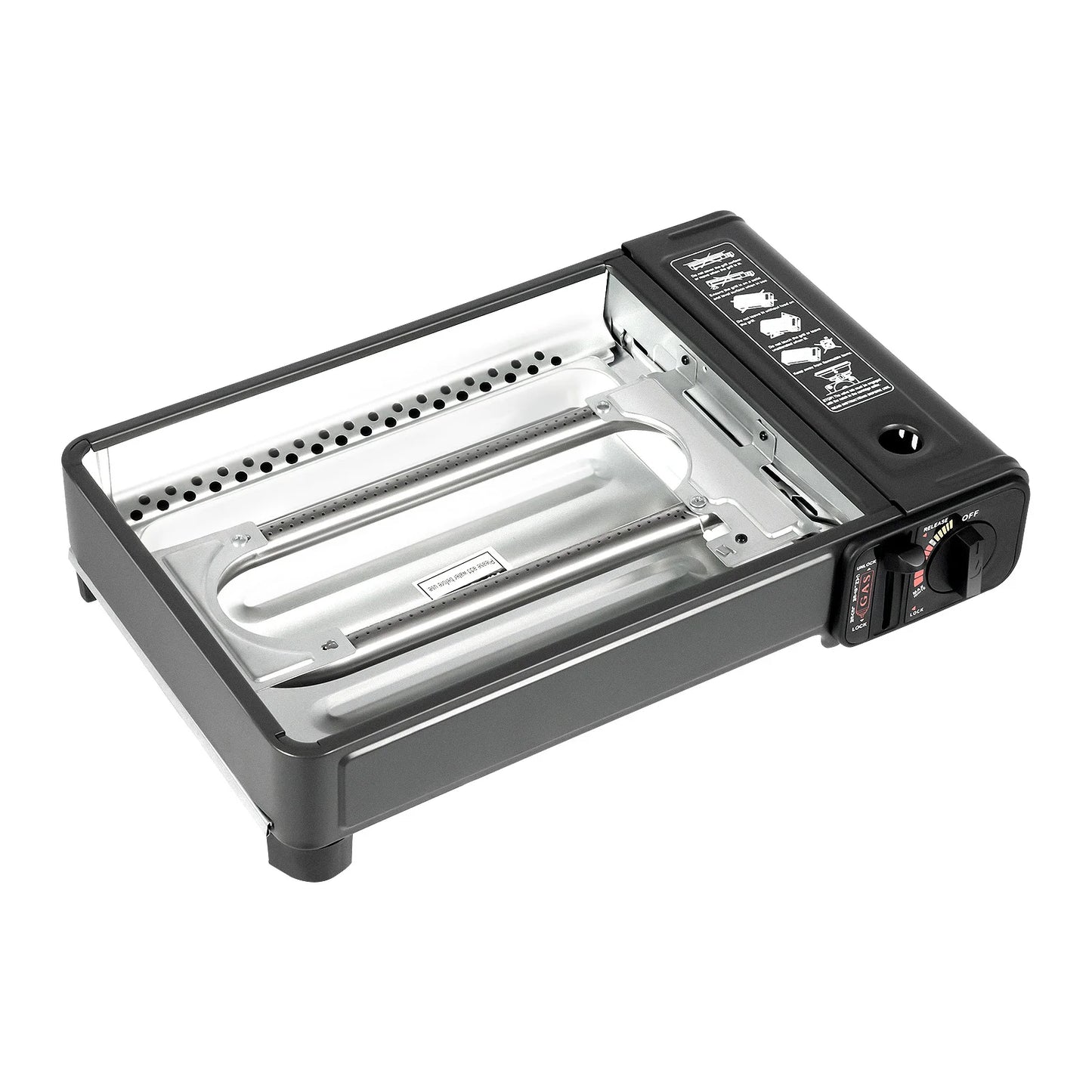 Portable Butane Grill Stove With Grilling Net 1 Burner