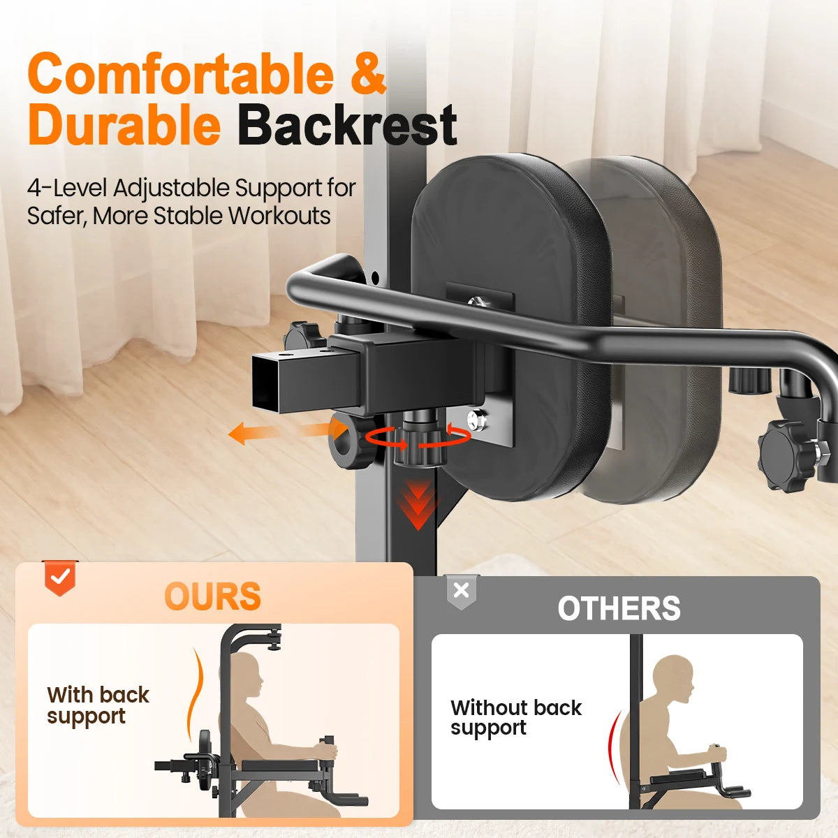 Relife Multifunctional Power Tower With Stepper And Dip Station