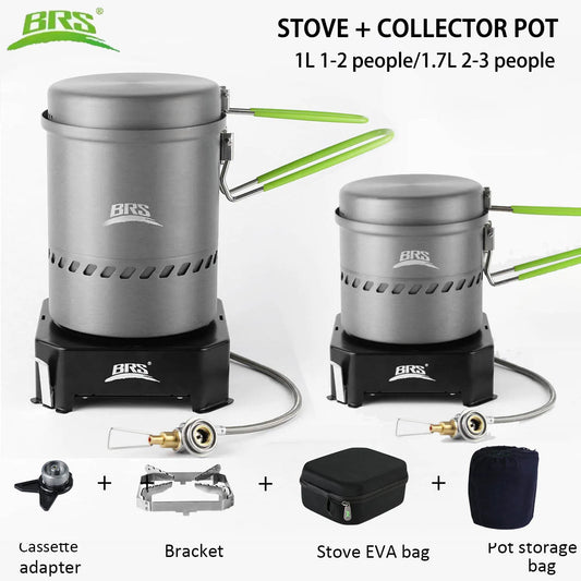 NONE High Efficiency Heat Exchanger Pot Ultralight Camping Stove