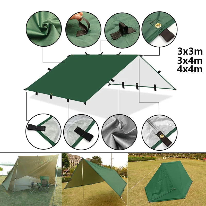 DIY Waterproof Canvas Shelter Rainfly For Backpacking And Hiking