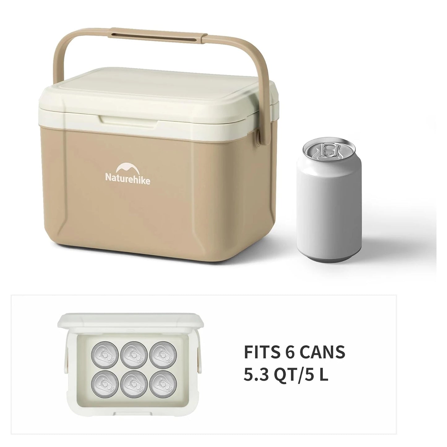Naturehike 5L Portable Cooler Box For Camping And Food Storage