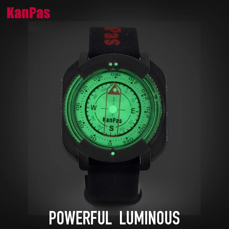 KANPAS Wristband Sighting Compass Waterproof Lightweight For Outdoors