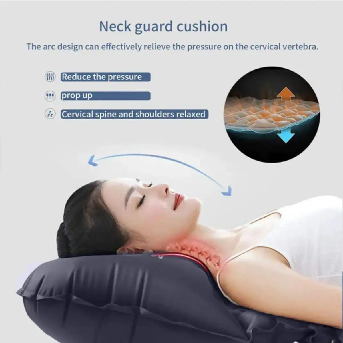 Ultralight Camping Sleeping Pad With Pillows Built In Inflator Pump
