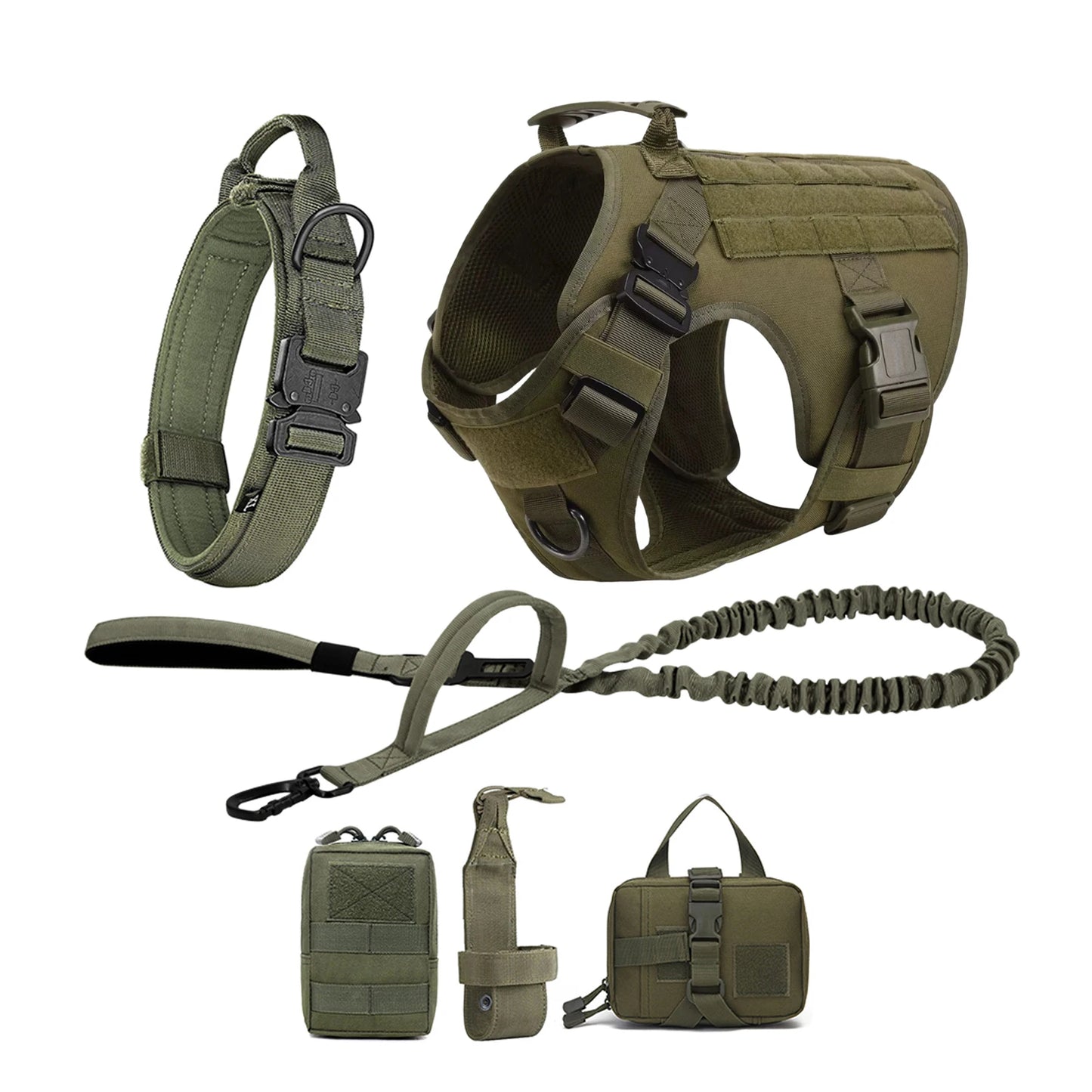 PETRAVELCN Tactical Dog Harness Vest for Training and Walking