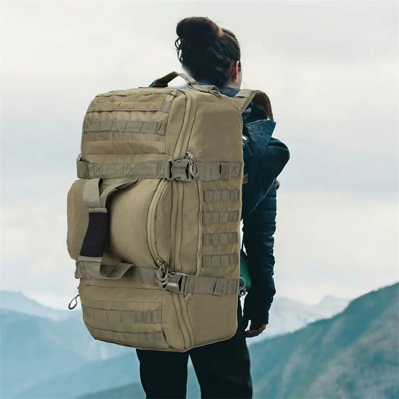 LQARMY Molle Tactical Backpack For Outdoor Hiking Camping