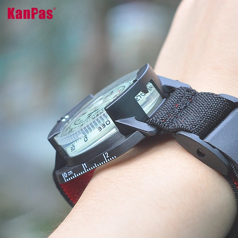 KANPAS Wristband Sighting Compass Waterproof Lightweight For Outdoors