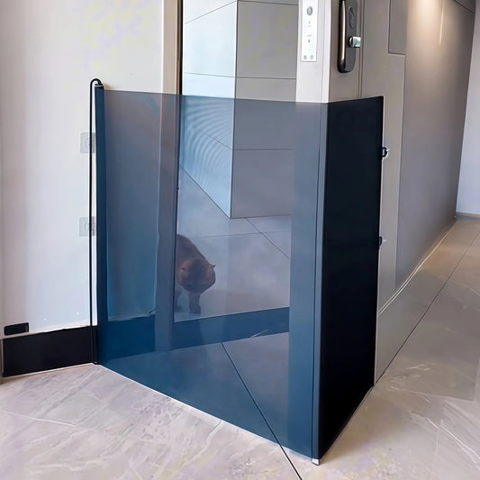Automatic Expandable Mesh Pet Gate Fence For Dogs And Cats