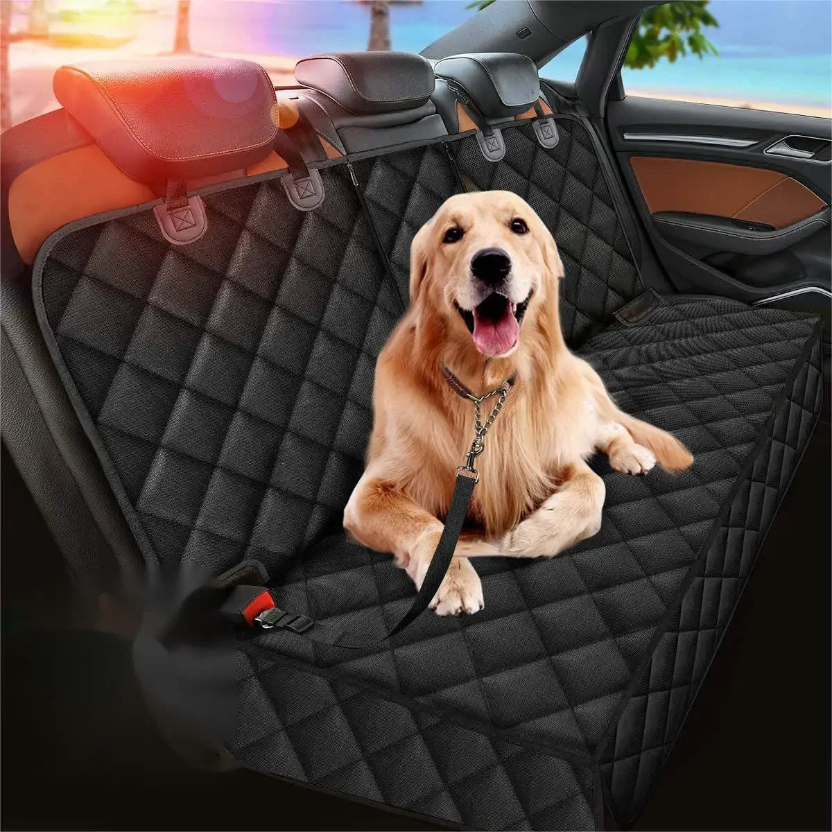 Dog Car Rear Seat Cover Hammock Waterproof Pet Travel Mat