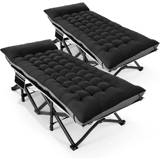 Camping Cot With Mattress For Adults Holds Up To 602 Lbs