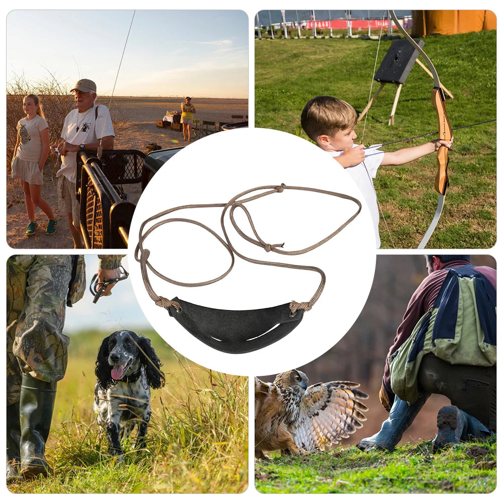 Electric Leather Throwing Sling For Outdoor Slingshot Camping Shooting