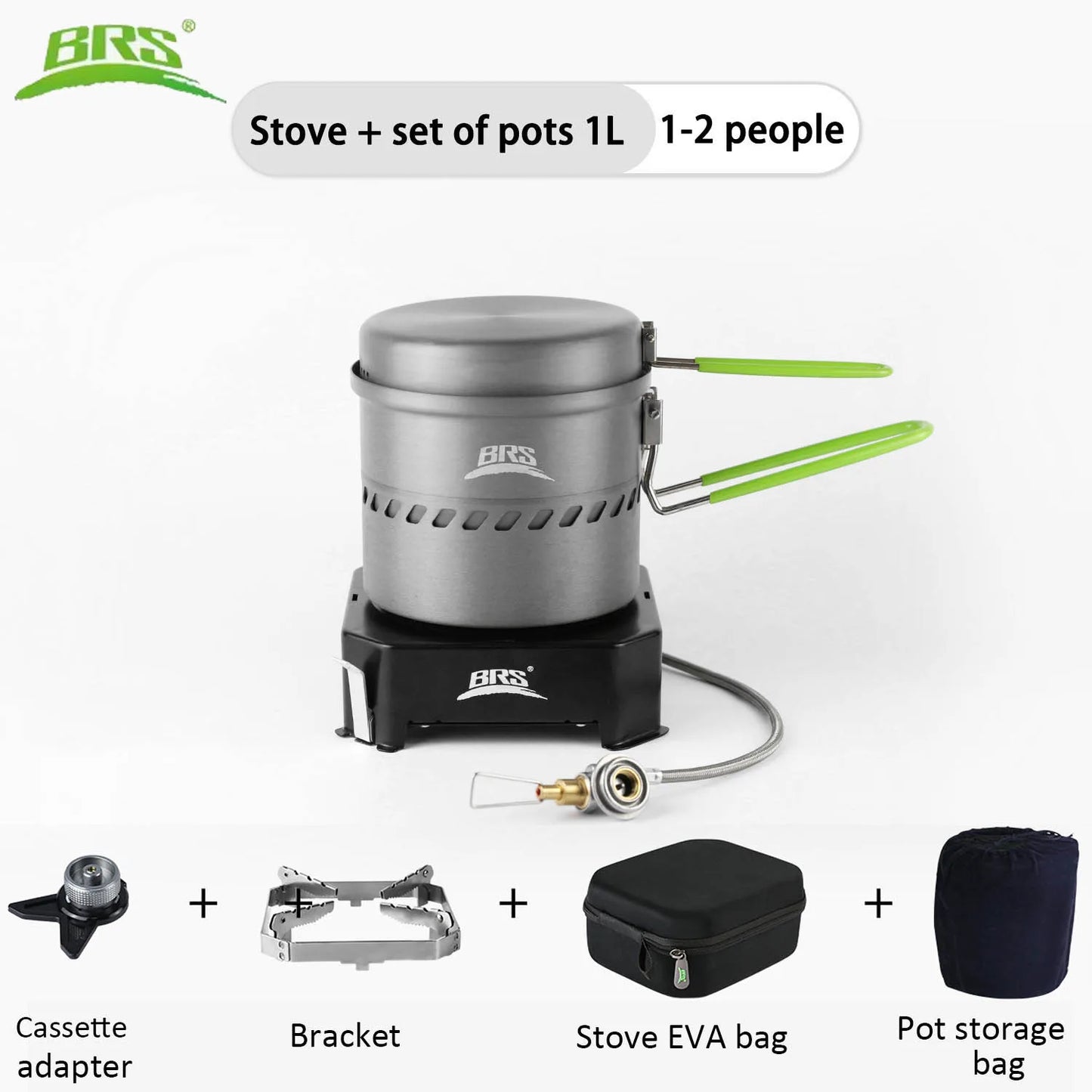 NONE High Efficiency Heat Exchanger Pot Ultralight Camping Stove