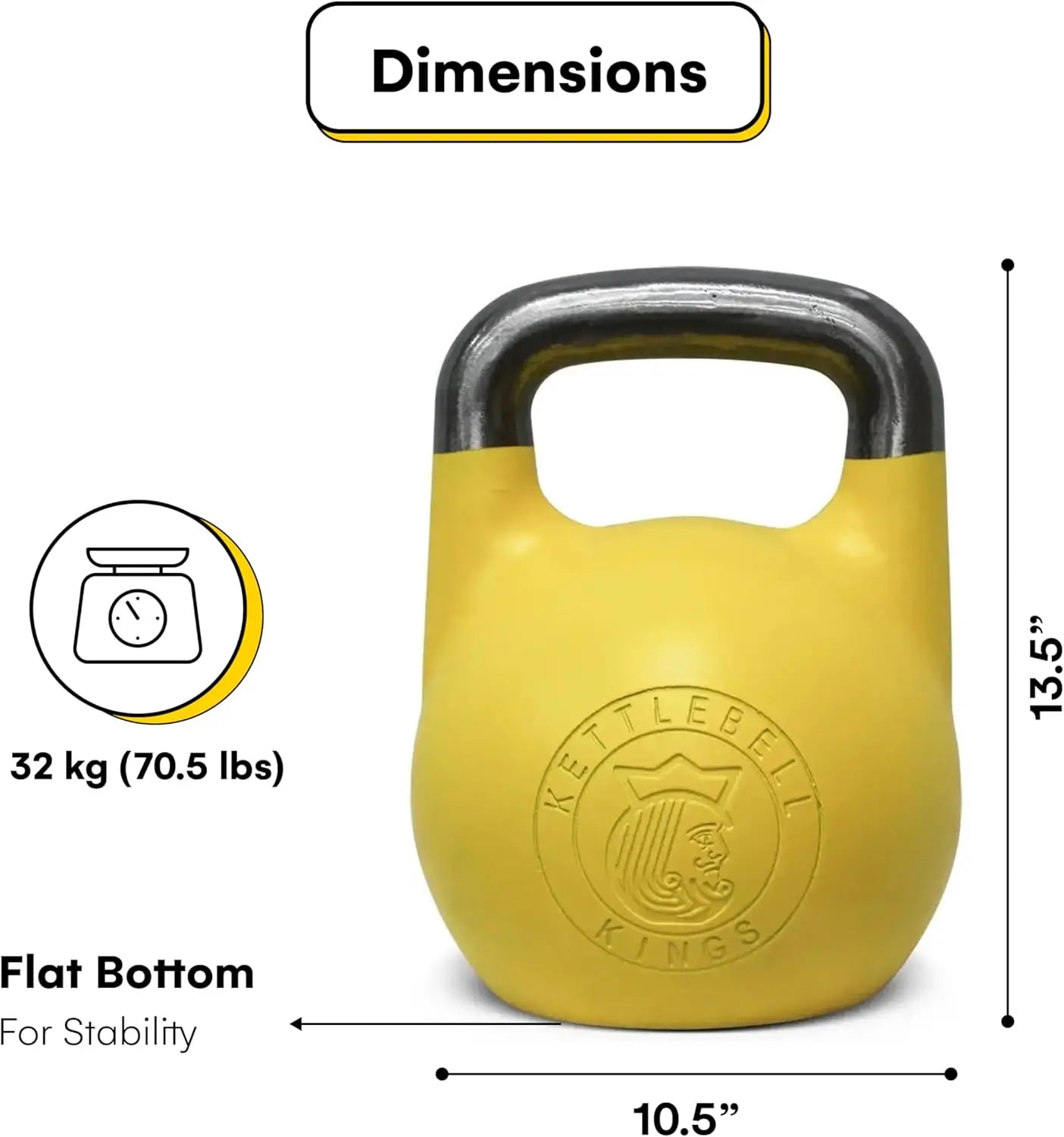 Competition Kettlebells Set For Strength Training Home Gym