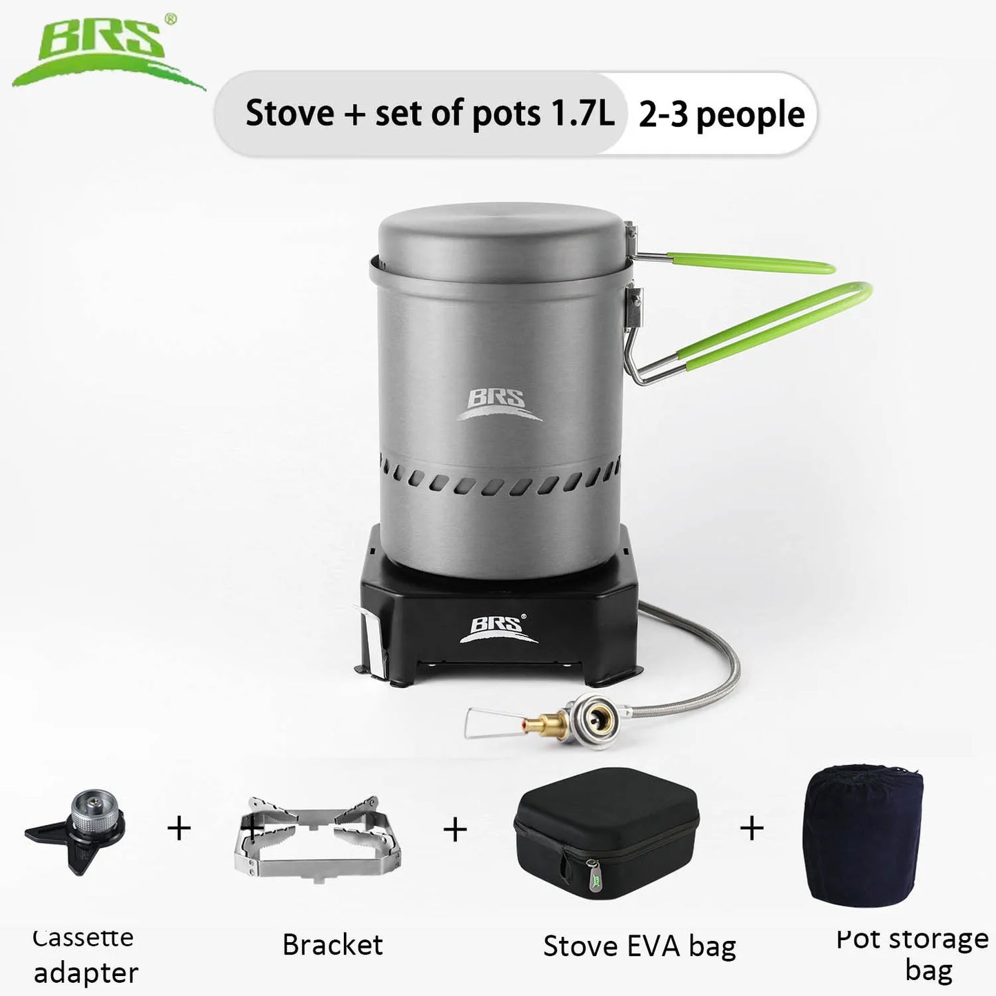 NONE High Efficiency Heat Exchanger Pot Ultralight Camping Stove