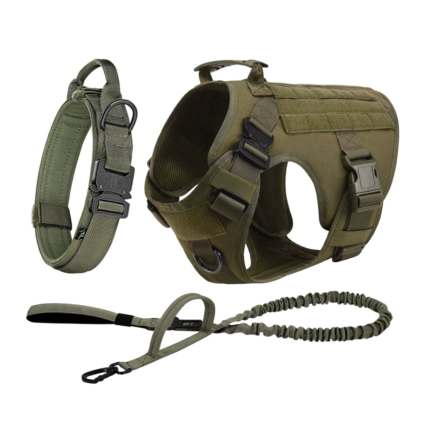 PETRAVELCN Tactical Dog Harness Vest for Training and Walking