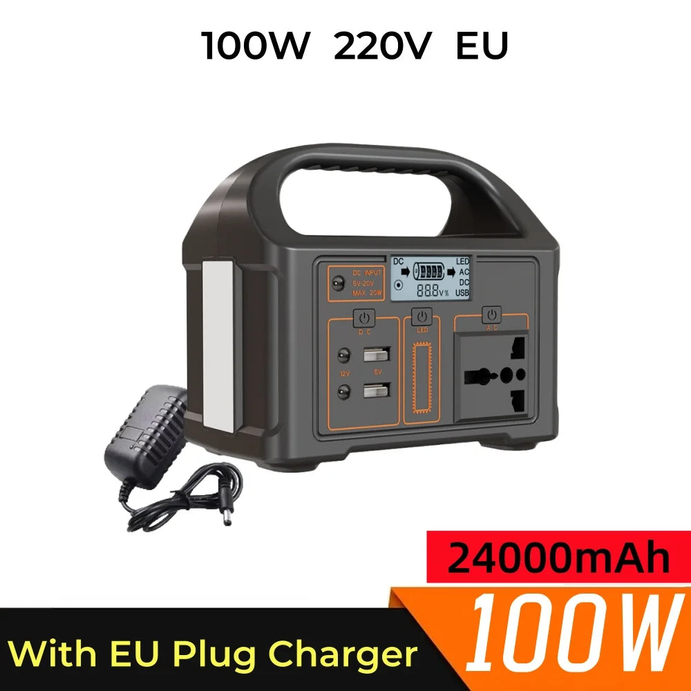 Jsdsolar Portable Solar Power Station Generator 300W 500W 110V 220V