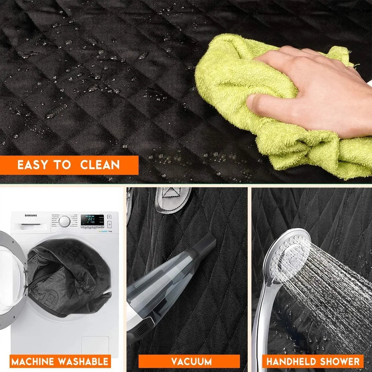 Dog Car Rear Seat Cover Hammock Waterproof Pet Travel Mat