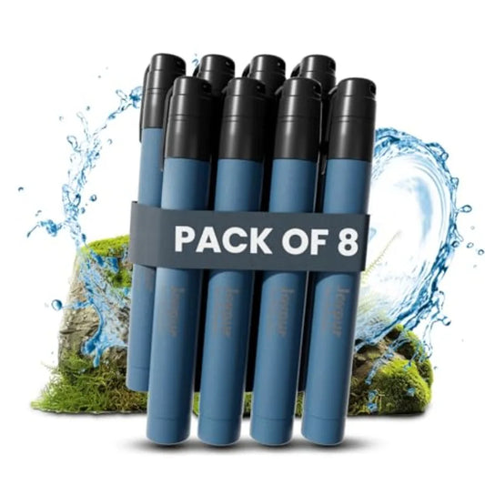 Portable Water Filter Straw for Camping Hiking Travel and Emergencies