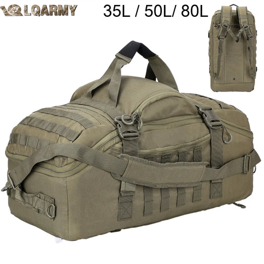 LQARMY Molle Tactical Backpack For Outdoor Hiking Camping