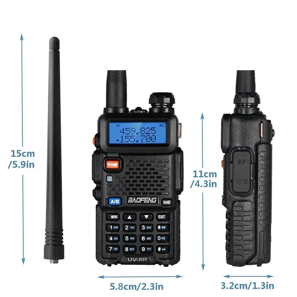 Baofeng UV5R Tri Power Walkie Talkie Dual Band