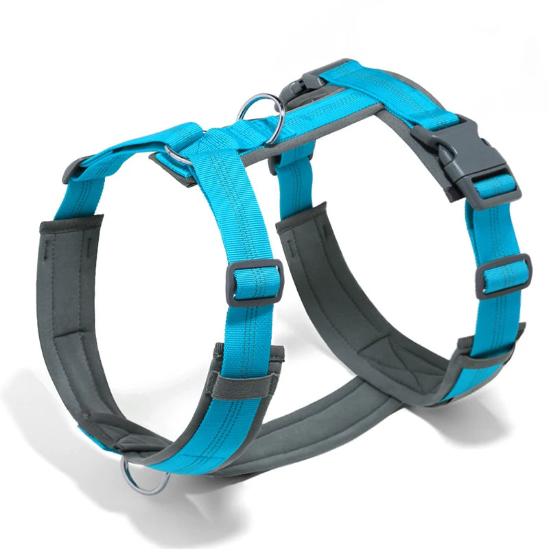 MeowVista Comfortable Adjustable H Shaped Dog Harness Reflective No Pull