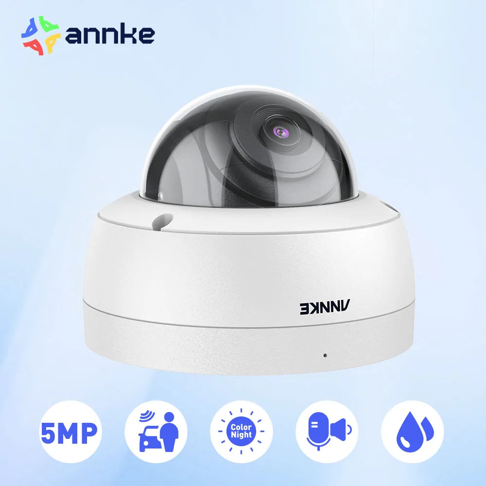 ANNKE C500 5MP Dome IP Outdoor Camera Audio And POE