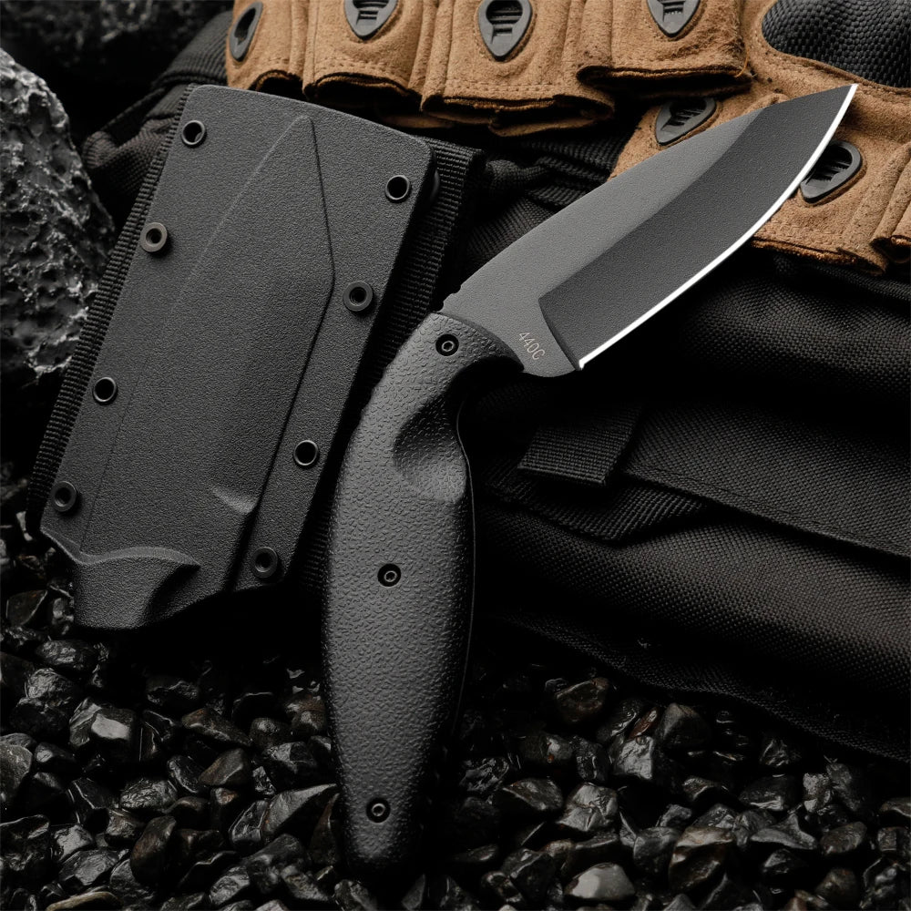 HUANGFUDIY EDC Outdoor Multi Tool Knife for Survival and Camp