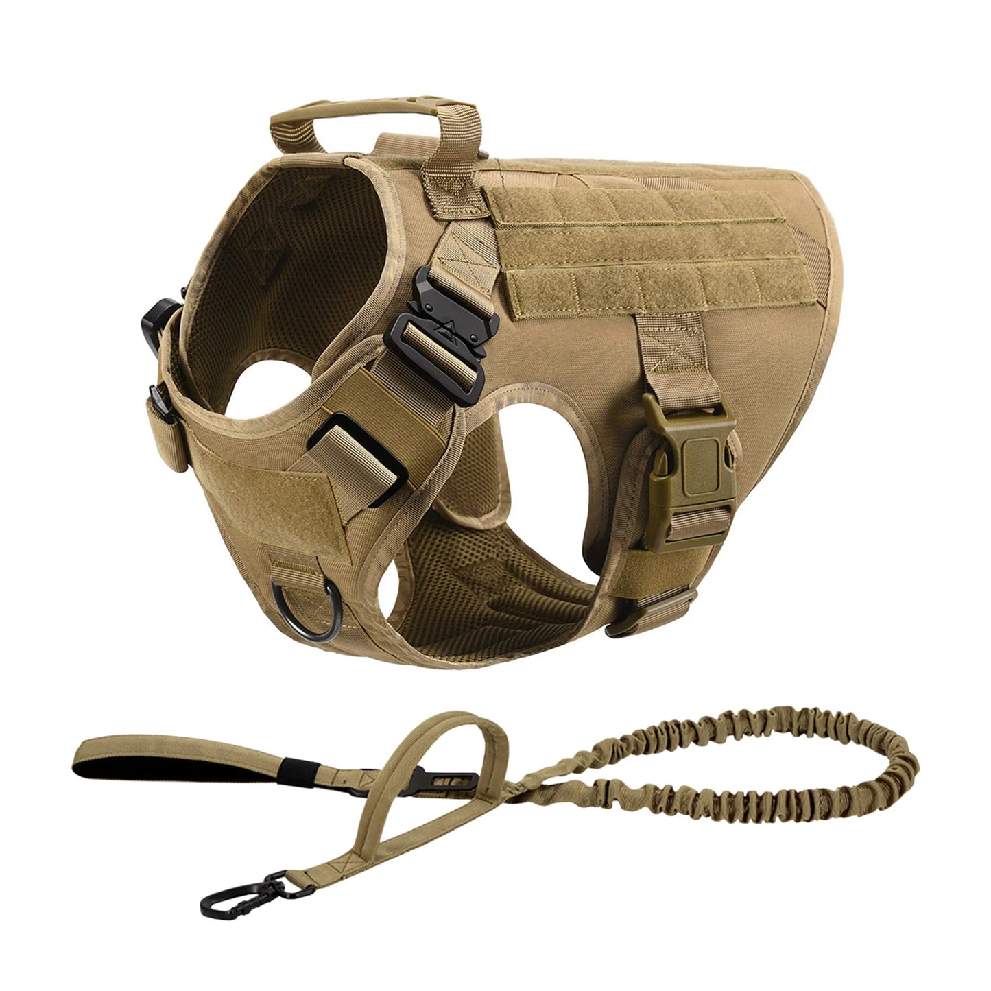 PETRAVELCN Tactical Dog Harness Vest for Training and Walking