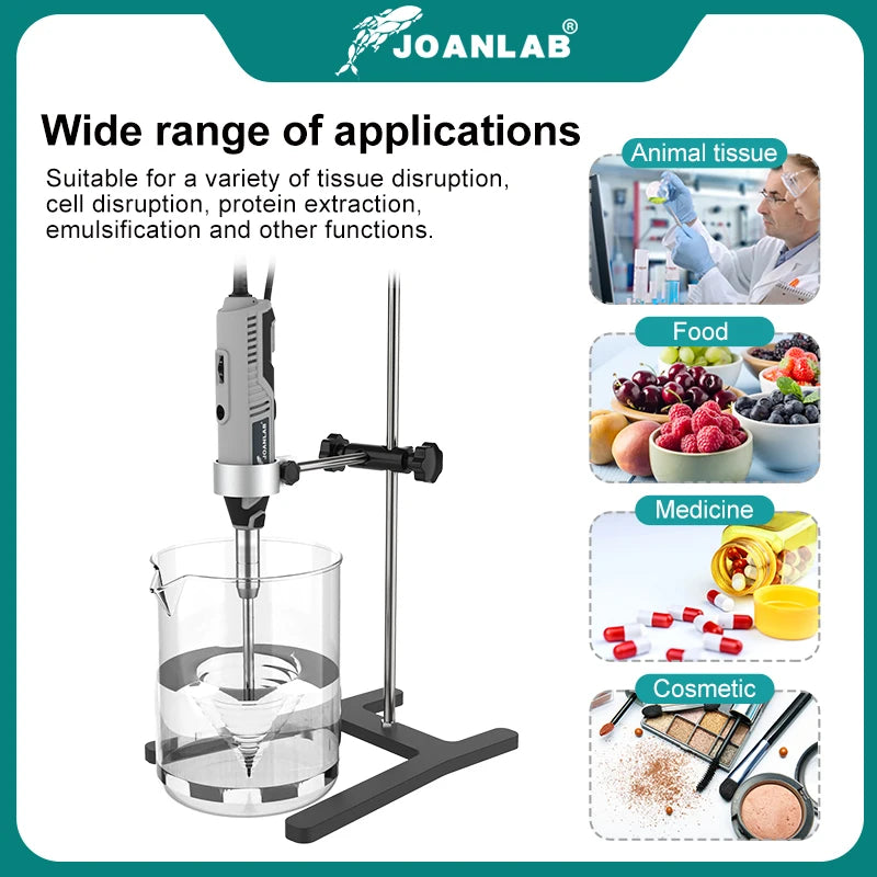 Joanlab Professional Handheld High Speed Homogenizer Mixer