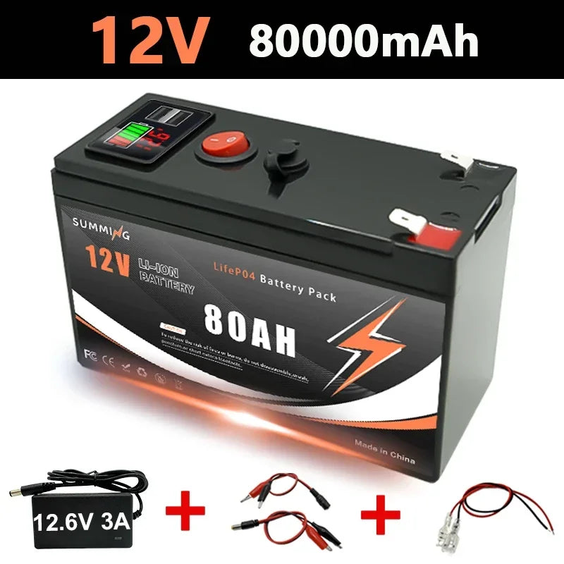 SUMMING 12V 150Ah LiFePO4 Deep Cycle Battery for Solar Power