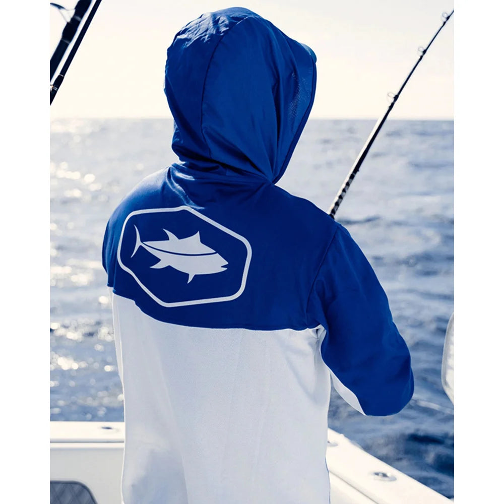 Fishing Hoodie Shirt With UV Protection Breathable Quick Dry