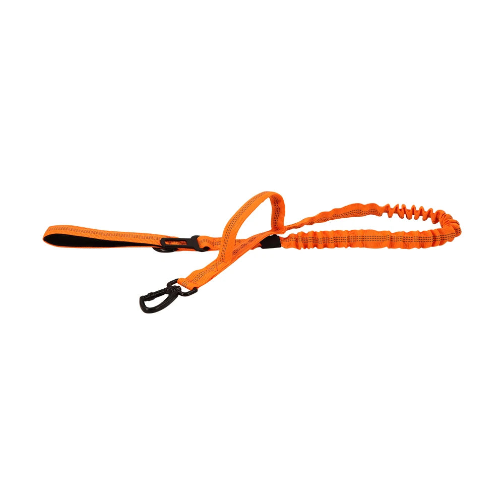 PETRAVELCN Military Dog Leash With Quick Release Elastic Rope And Dual Handles