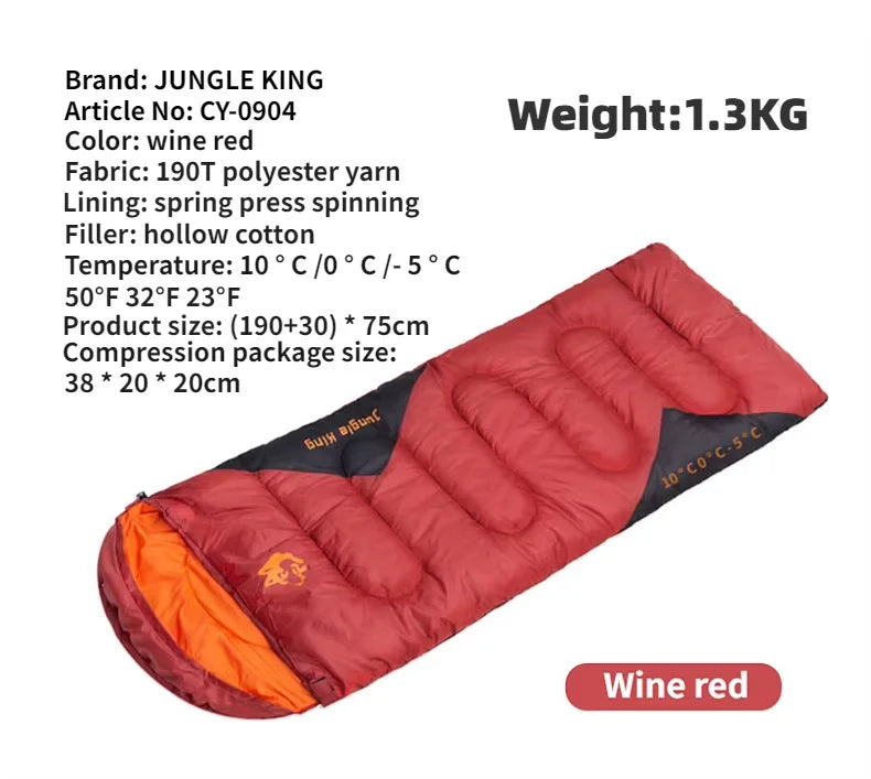 Mountainhiker Ultralight Waterproof Four Season Envelope Sleeping Bag