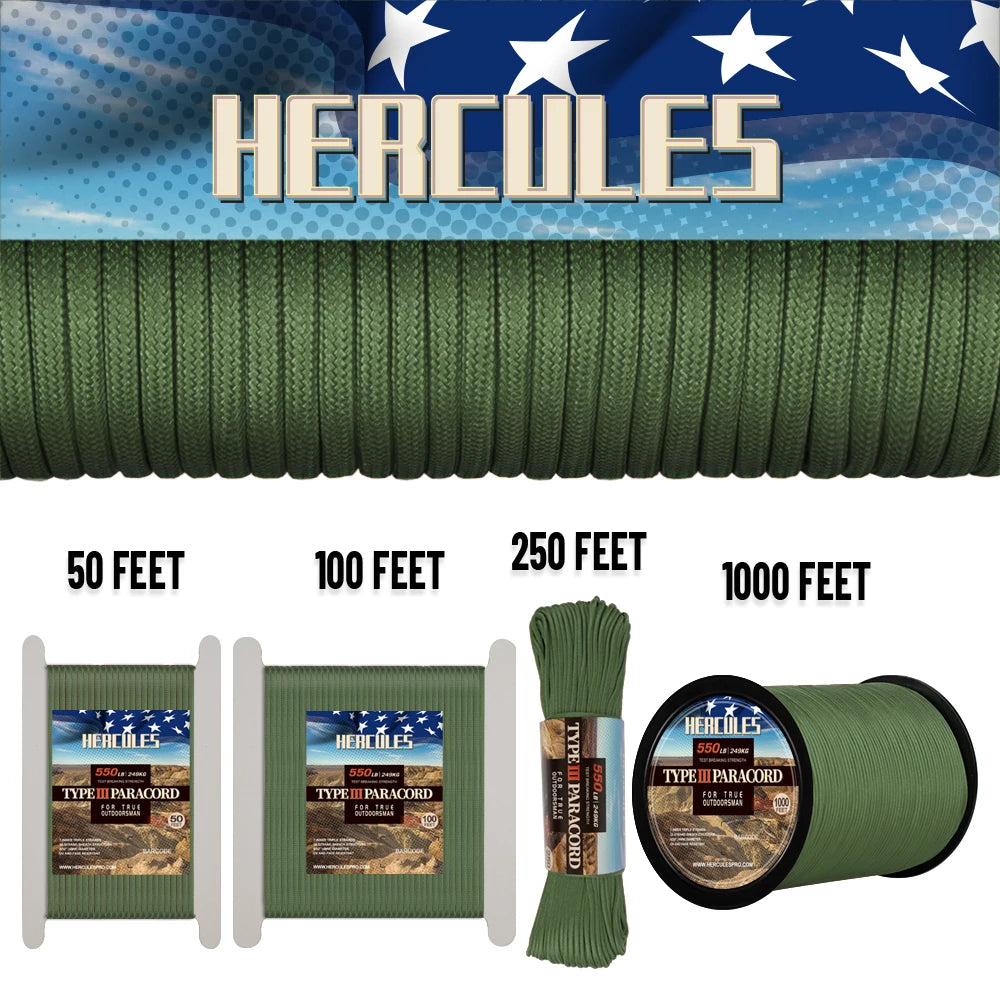 Paracord Survival Rope With Seven Inner Strands For Camping