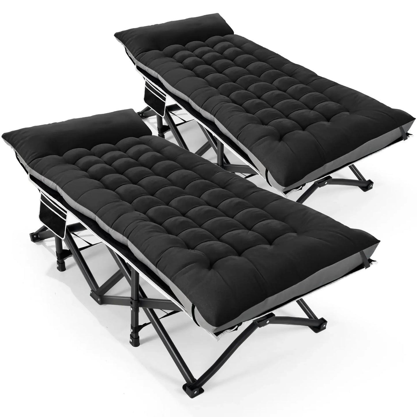 Camping Cot With Mattress For Adults Holds Up To 602 Lbs