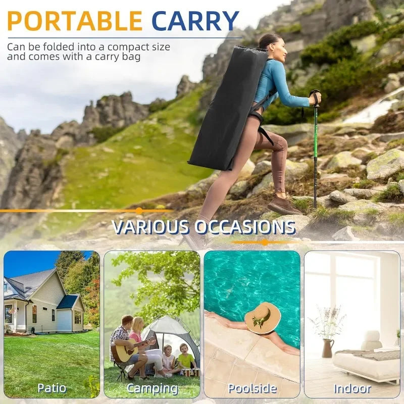 Camping Cot With Mattress For Adults Holds Up To 602 Lbs