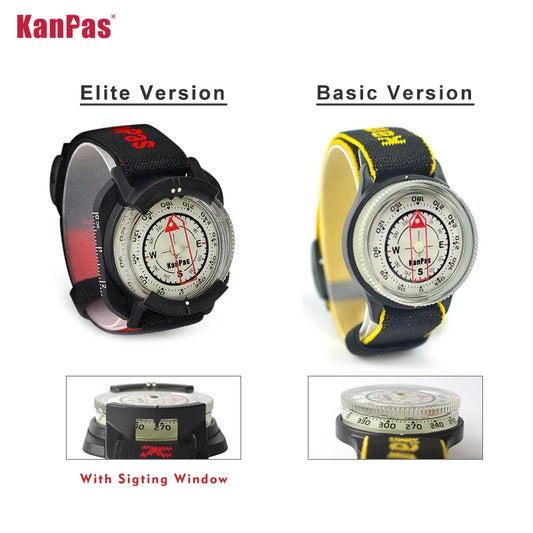KANPAS Wristband Sighting Compass Waterproof Lightweight For Outdoors